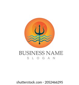 Vorlage für Triple-Logos, Vektorgrafik-Design