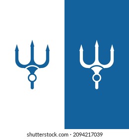 Trident Logo Template vector icon illustration design