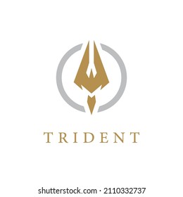 Trident Logo Template vector icon illustration design
