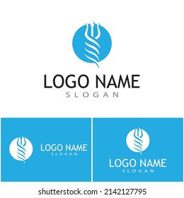 Trident Logo Template vector icon illustration design