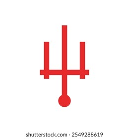 Trident Logo Template vector icon illustration design