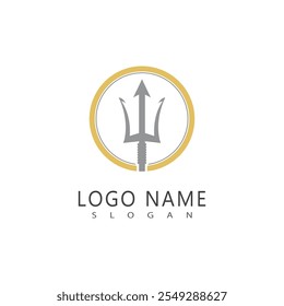 Trident Logo Template vector icon illustration design
