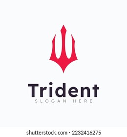 Trident Logo Template vector illustration