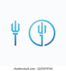 Trident Logo Template vector illustration