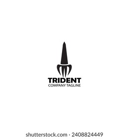 Trident logo template vector illustration