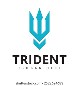 Trident Logo Template vector illustration