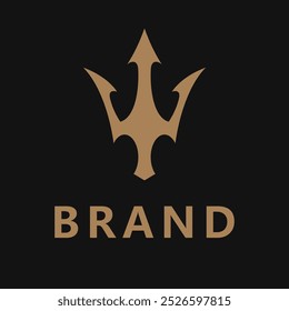 Trident Logo Template vector illustration