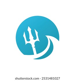 Trident Logo Template vector illustration