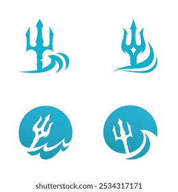 Trident Logo Template vector illustration