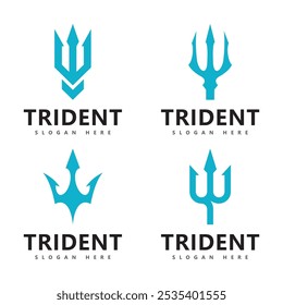 Trident Logo Template vector illustration