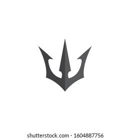 Trident  Logo Template vector symbol nature
