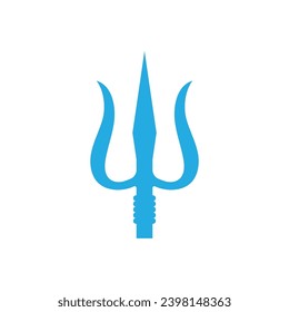 Diseño de elementos de símbolo de plantilla de vector de logotipo trident 