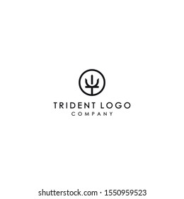 Trident Neptune  Poseidon Icon  Logo Design