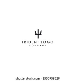 Trident Neptune  Poseidon icon  logo design
