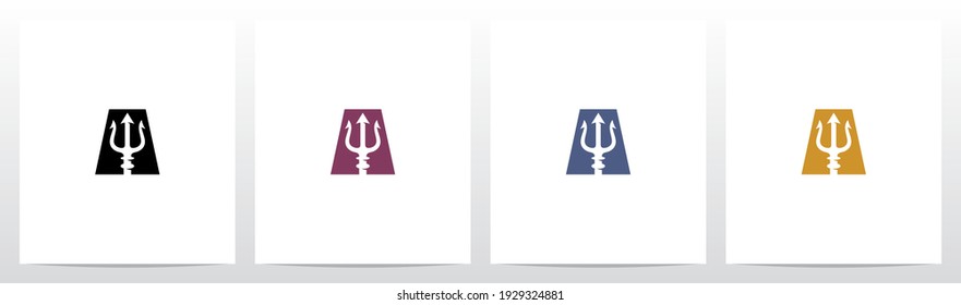 Design des Logos in Buchstaben testen
