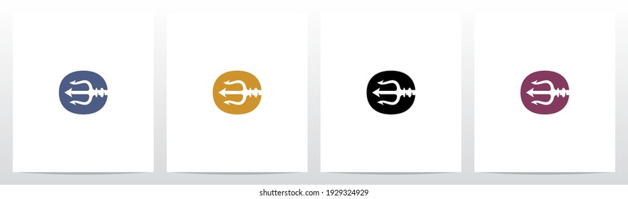 Design des Logos in Buchstaben testen o
