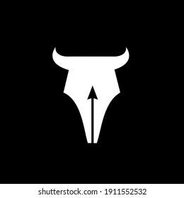 TRIDENT PEN NIB VECTOR LOGO ICON DESIGN ILLUSTRATION	