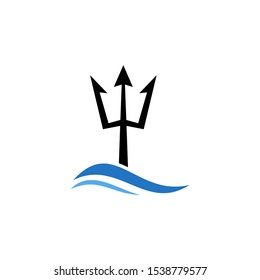 trident poseidon logo design inspiration