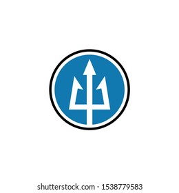 trident poseidon logo design inspiration