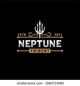 Discurso tridente de Neptune Poseidon Dios Tritón Rey diseño