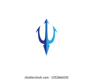 Trident symbol illustration