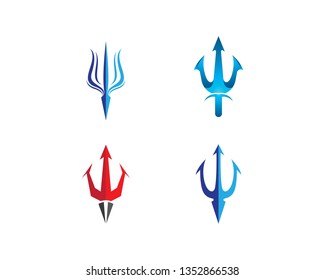 Trident symbol illustration