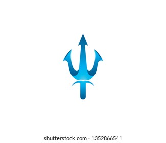 Trident symbol illustration