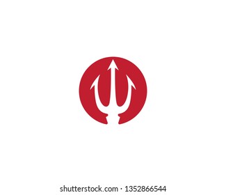 Trident symbol illustration