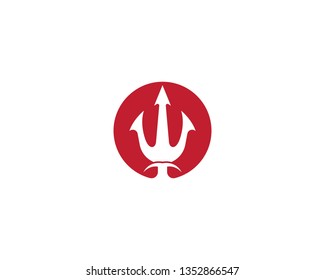 Trident symbol illustration