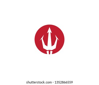 Trident symbol illustration