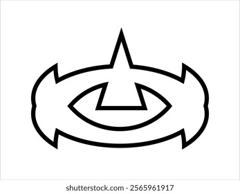 Trident symbol vector for labels or products