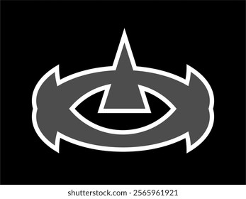 Trident symbol vector for labels or products