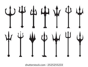 Trident Vector For Print, Trident Clipart, Trident vector Illustration