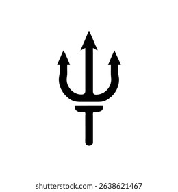 trident--trisula icon vector illustration style