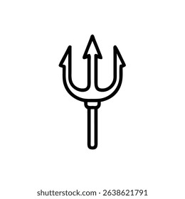 trident--trisula  icon vector illustration style