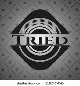 Tried black emblem. Vintage.