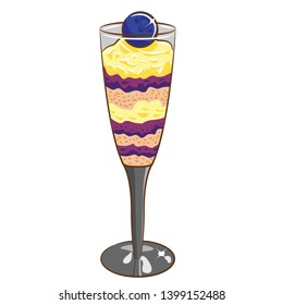 trifle graphic vector cartoon  clipart