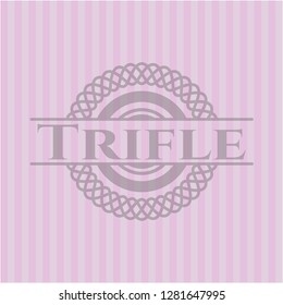 Trifle pink emblem