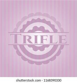 Trifle retro style pink emblem