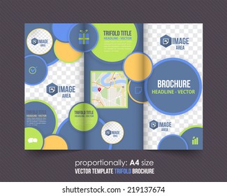 Tri-fold Brochure and Catalog Vector Design Template