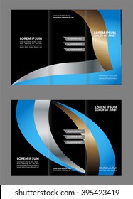 Tri-fold Brochure and Catalog Vector Design Template
