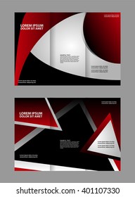 Tri-fold Brochure and Catalog Vector Design Template
