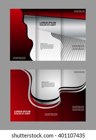 Tri-fold Brochure and Catalog Vector Design Template
