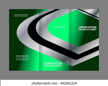 Tri-fold Brochure and Catalog Vector Design Template

