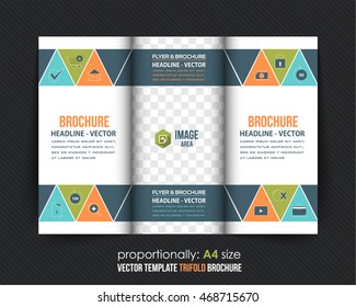 Tri-fold Brochure and Catalog Vector Design 