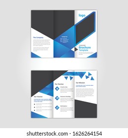 trifold brochure, corporate business template for tri fold flyer, Catalog Vector Design Template, 
