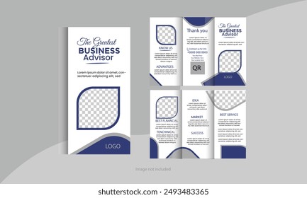 Tri-fold brochure decoration and cataloge