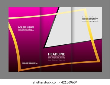 Tri-fold brochure design
