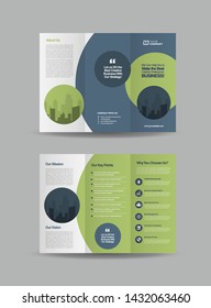 Tri-Fold Brochure Design, 3 Folded Brochure template, Business Advert Brochure