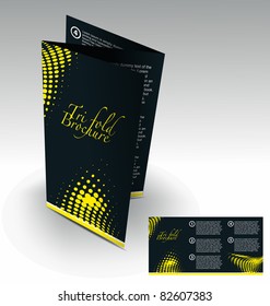 Tri-fold brochure design element, best used for your project.